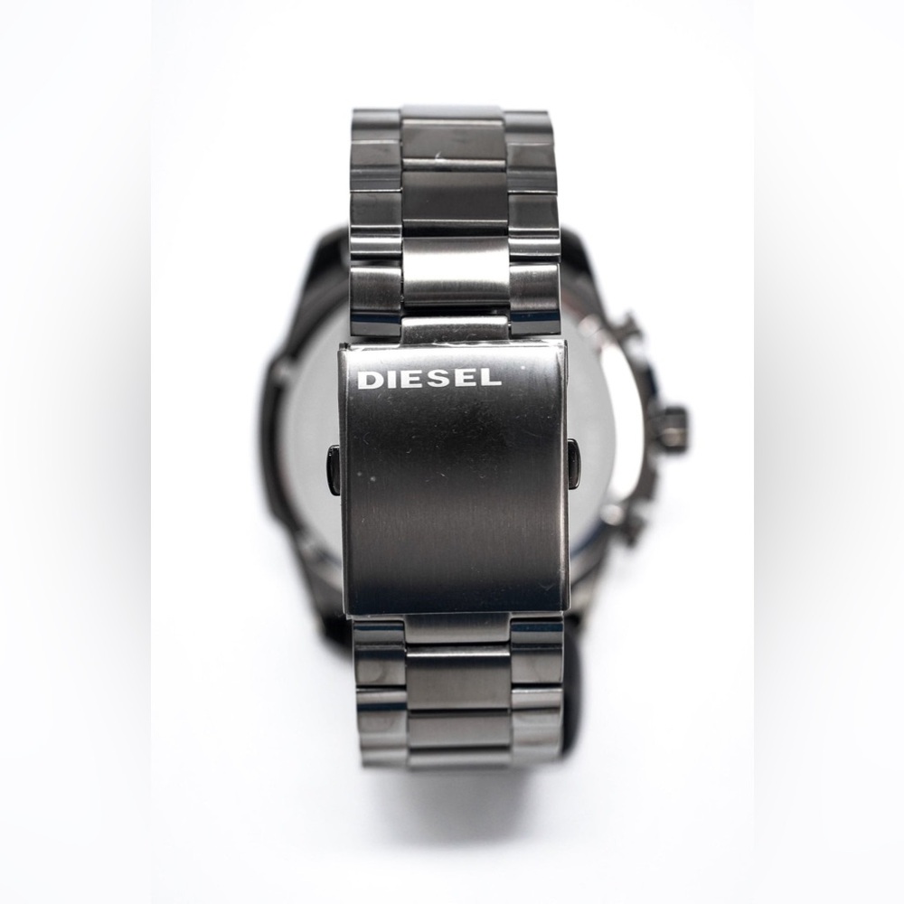 Diesel Mega Chief Chronograph Gunmetal Grey Dial Mens Watch DZ4282‎ - Picture 7 of 16